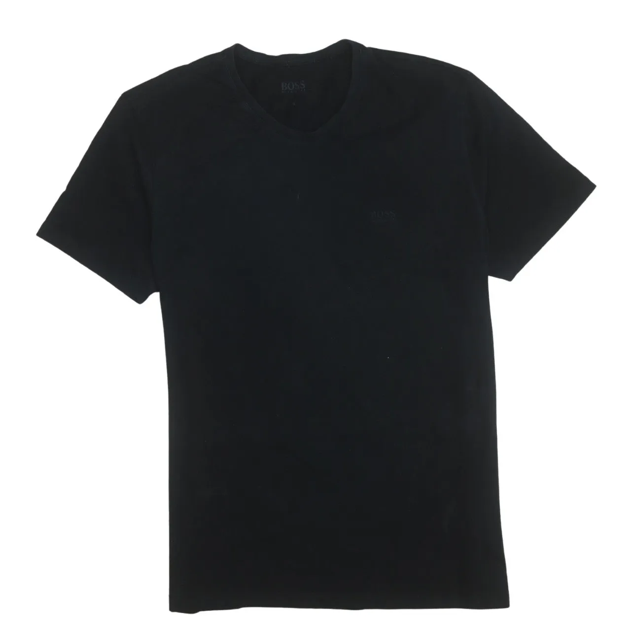 Hugo Boss Black T Shirt Men's XLarge Subtle Logo Crewneck Short Sleeve Tee sold by Vintage Club