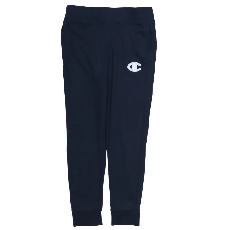 Champion Navy Blue Joggers Men’s Medium Embroidered C Logo Elastic Waist Cuffed Sweatpants made by Champion