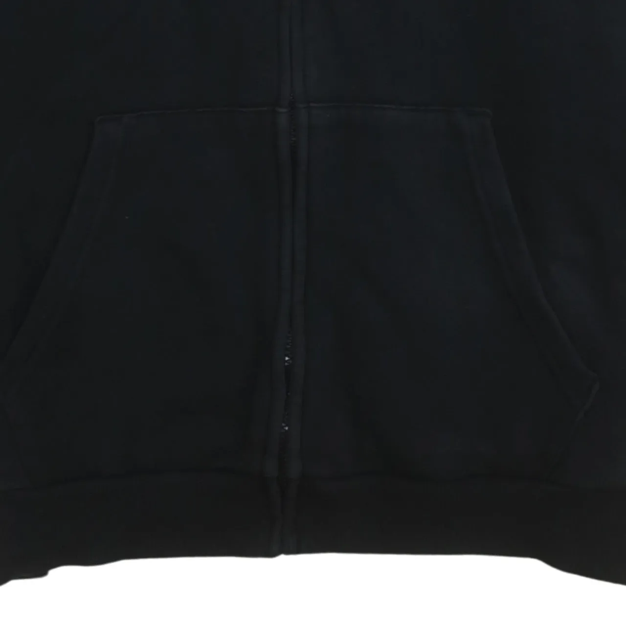 Puma Black Zip Hoodie Women’s XLarge Printed Logo Split Pouch Pocket Casual Sweatshirt sold by Vintage Club product image thumbnail 4