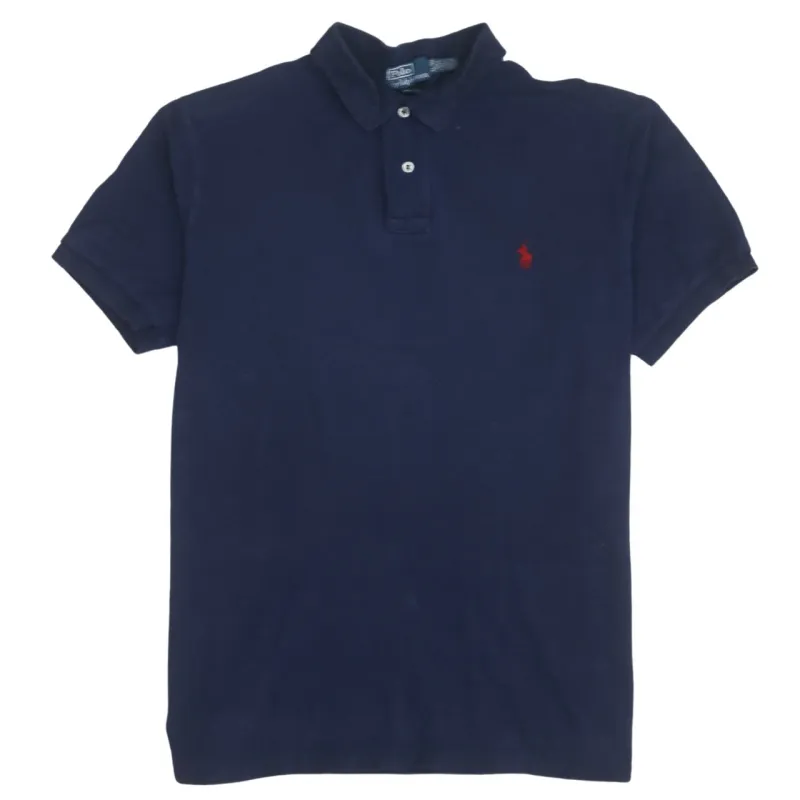 Polo Ralph Lauren Navy Blue Polo Shirt Women's XLarge Embroidered Pony Logo Short Sleeve Top sold by Vintage Club