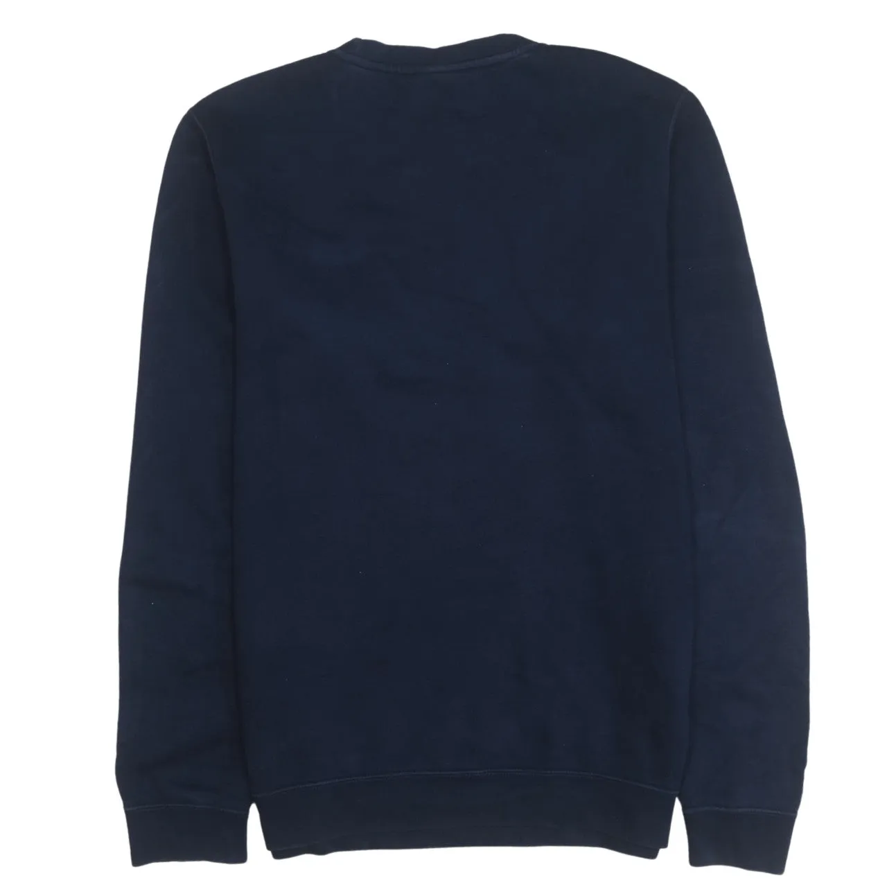 Nike Navy Blue Sweatshirt Men's Small Embroidered Chest Logo Crewneck Pullover Jumper sold by Vintage Club product image thumbnail 2