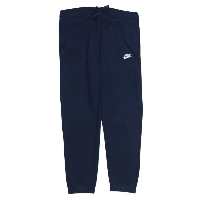 Nike Navy Blue Joggers Men’s Small Embroidered Swoosh Drawstring Waist Cuffed Sweatpants sold by Vintage Club