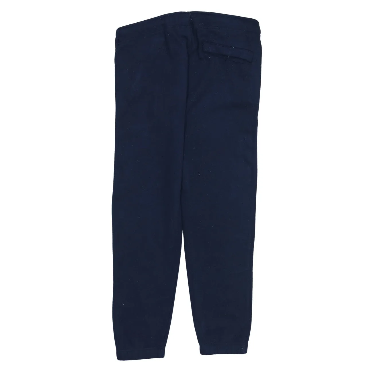 Nike Navy Blue Joggers Men’s Small Embroidered Swoosh Drawstring Waist Cuffed Sweatpants sold by Vintage Club product image thumbnail 2