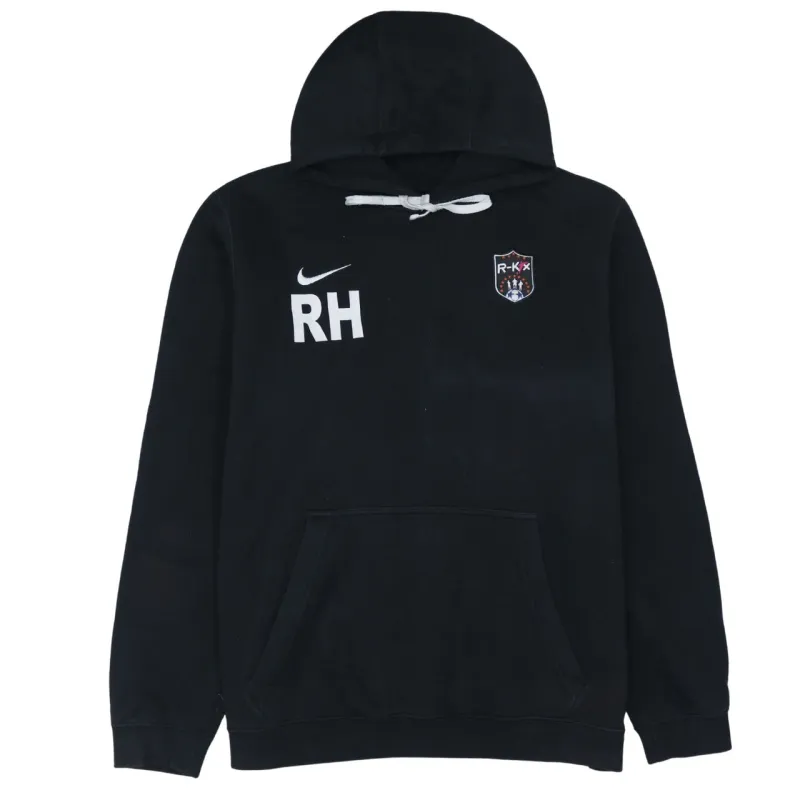 Nike Black Hoodie Men's XLarge Printed RKX Logo RH Initials Pullover Sweatshirt made by Nike