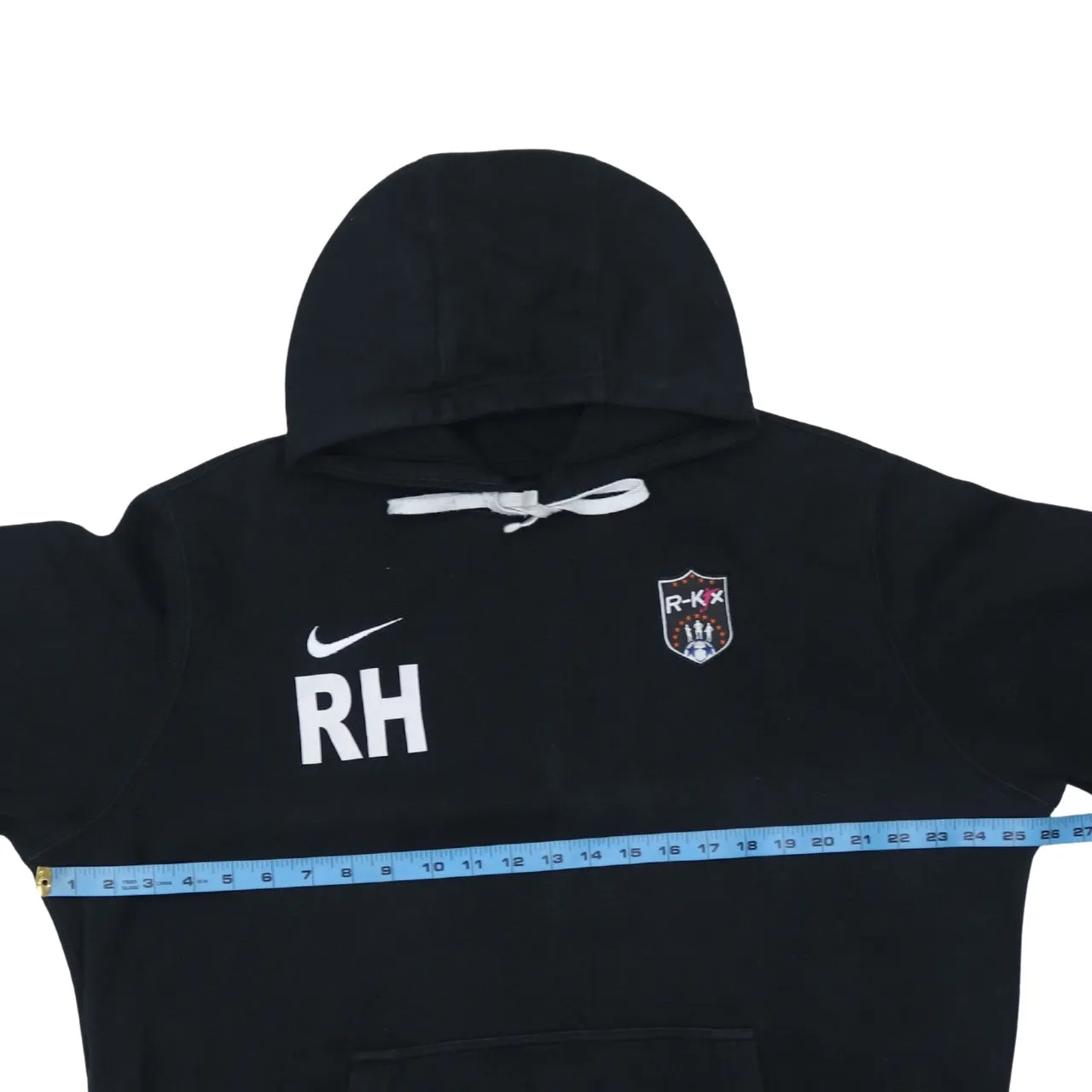 Nike Black Hoodie Men's XLarge Printed RKX Logo RH Initials Pullover Sweatshirt sold by Vintage Club product image thumbnail 5