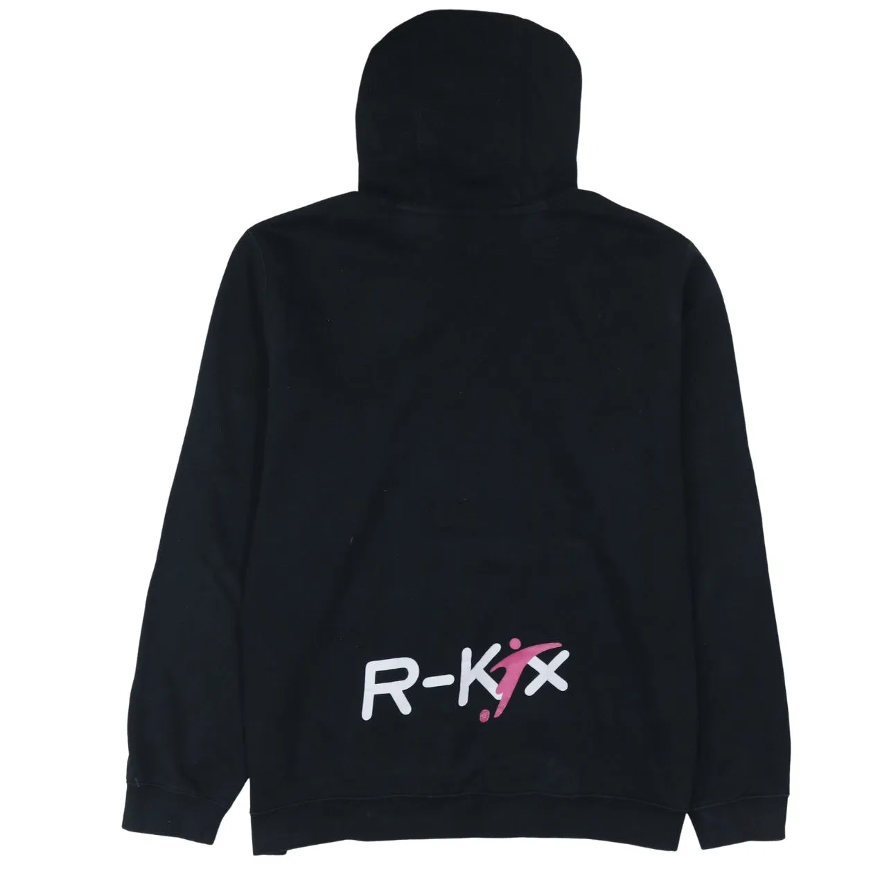 Nike Black Hoodie Men's XLarge Printed RKX Logo RH Initials Pullover Sweatshirt sold by Vintage Club product image thumbnail 2