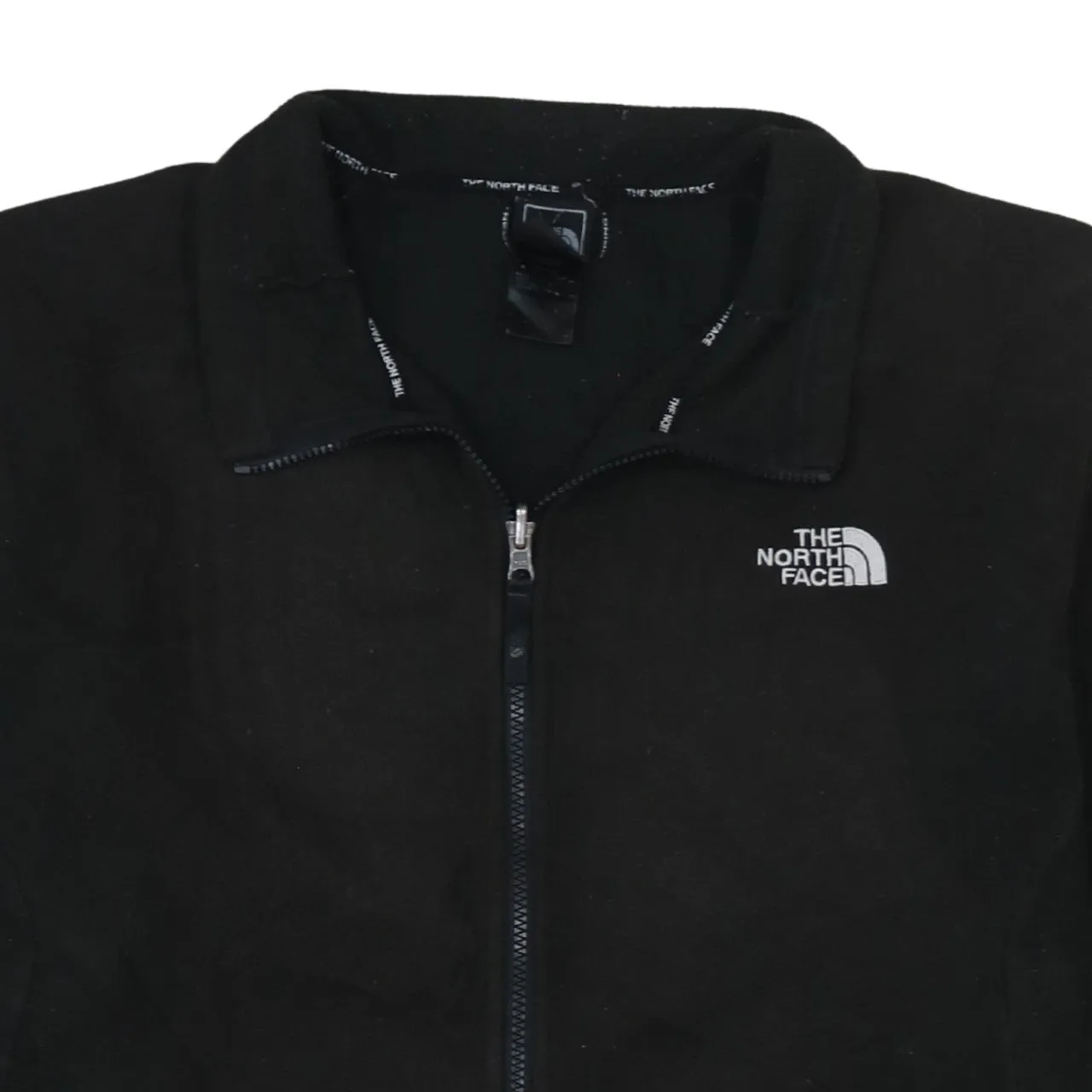 The North Face Black Fleece Jacket Men’s XLarge Full Zip Embroidered Logo Pockets Outerwear sold by Vintage Club product image thumbnail 3
