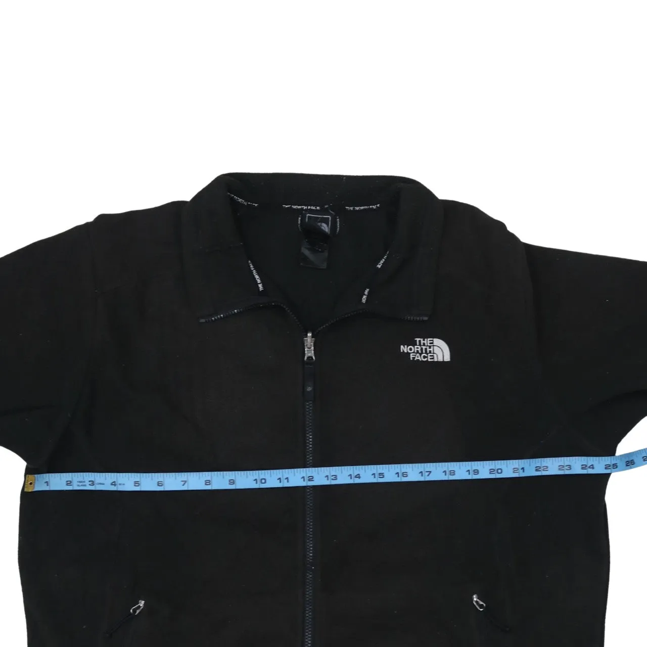 The North Face Black Fleece Jacket Men’s XLarge Full Zip Embroidered Logo Pockets Outerwear sold by Vintage Club product image thumbnail 5