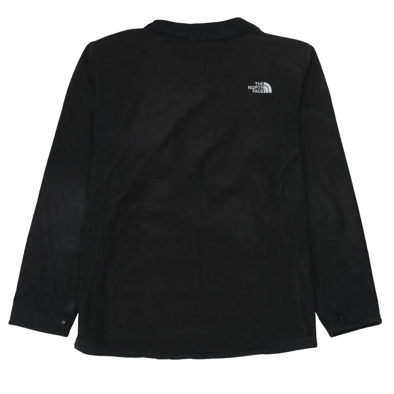 The North Face Black Fleece Jacket Men’s XLarge Full Zip Embroidered Logo Pockets Outerwear sold by Vintage Club product image thumbnail 2