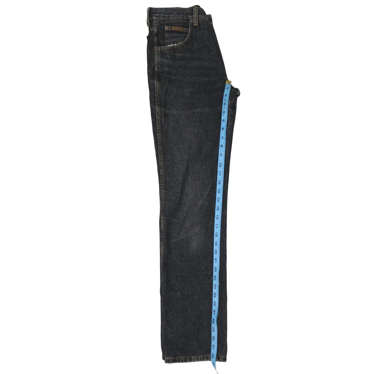 Wrangler Black Denim Jeans Men's 30 Straight Leg Five Pocket Classic Logo sold by Vintage Club product image thumbnail 5