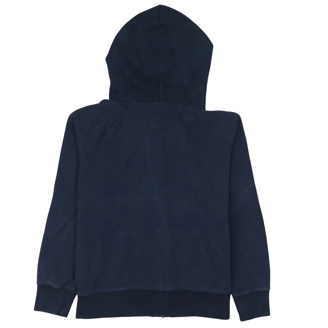 Gap Navy Blue Hoodie Women’s Large Embroidered Logo Zip Front Pockets Fleece Sweatshirt sold by Vintage Club product image thumbnail 2