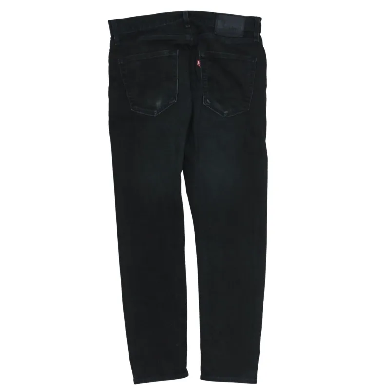 Levi Strauss Black Jeans Men's W32 Classic Five Pocket Straight Leg Denim Trousers made by Levi's