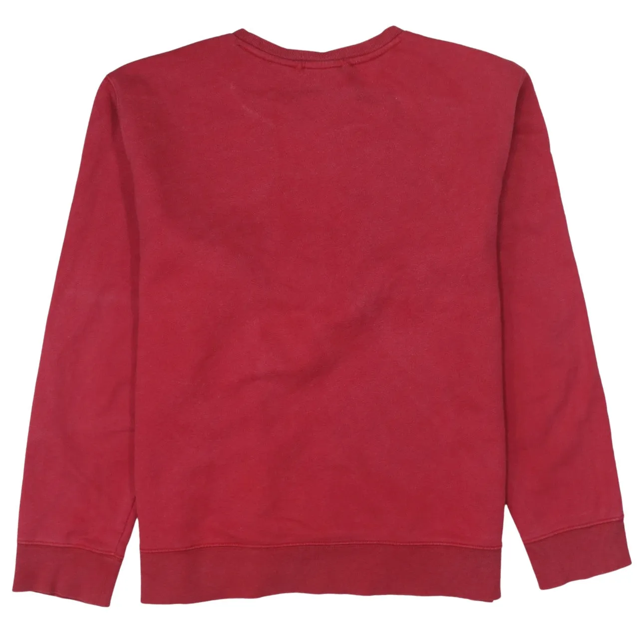 Timberland Burgundy Red Sweatshirt Women's XLarge Embroidered Logo Crewneck Pullover Fleece Top sold by Vintage Club product image thumbnail 2