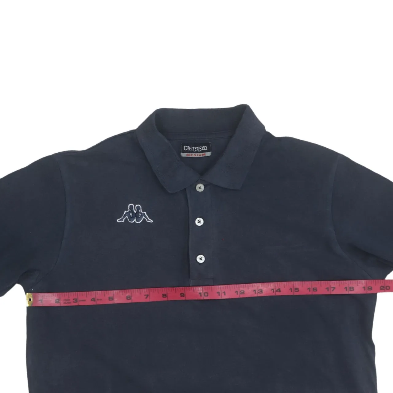 Kappa Navy Blue Polo Shirt Men's Medium Embroidered Logo Short Sleeve Casual Top sold by Vintage Club product image thumbnail 5