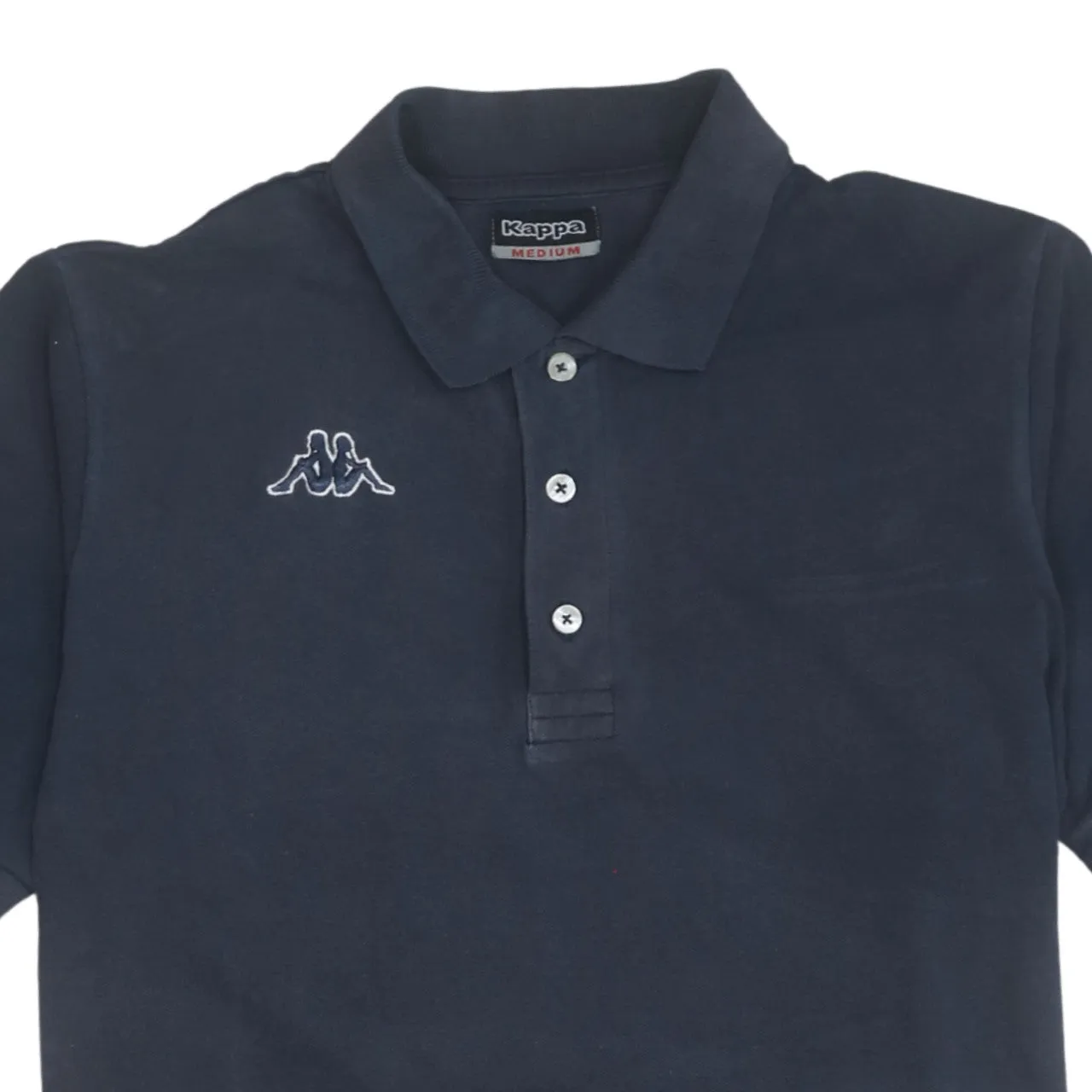 Kappa Navy Blue Polo Shirt Men's Medium Embroidered Logo Short Sleeve Casual Top sold by Vintage Club product image thumbnail 3