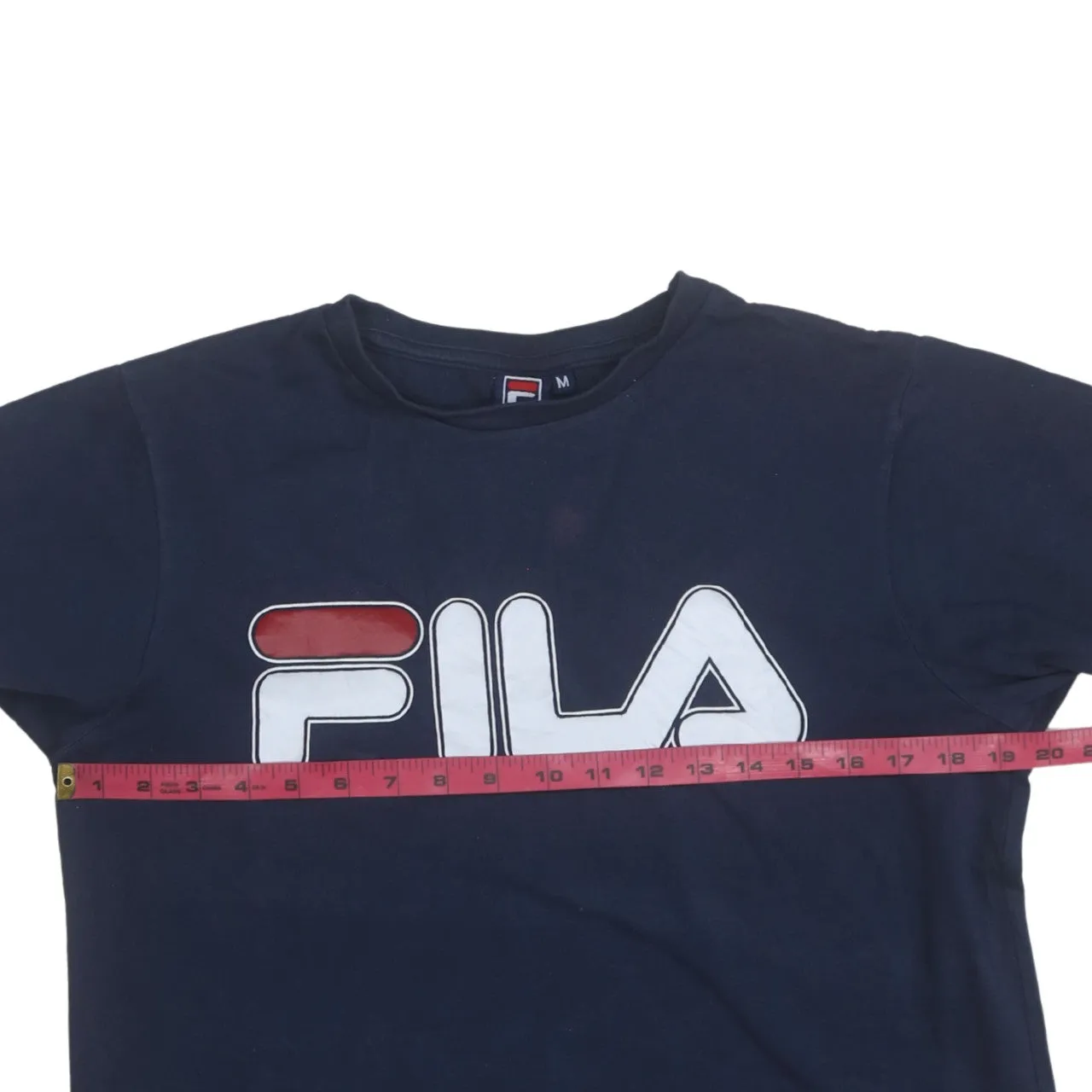 Fila Navy Blue T Shirt Men's Medium Large Printed Logo Short Sleeve Casual Top sold by Vintage Club product image thumbnail 5