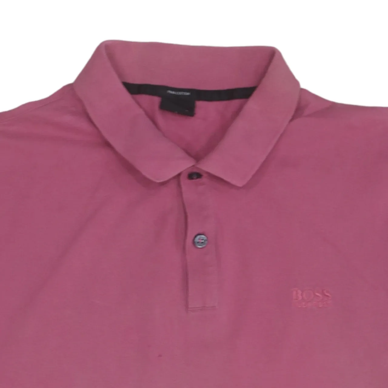 HUGO BOSS Pink Polo Shirt Women’s Large Embroidered Chest Logo Short Sleeve Casual Top sold by Vintage Club product image thumbnail 3