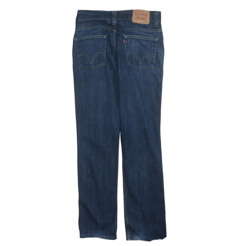 Levi Strauss &Co Dark Blue Jeans Men's 33x32 Straight Leg Classic Five Pocket Denim made by Levi's