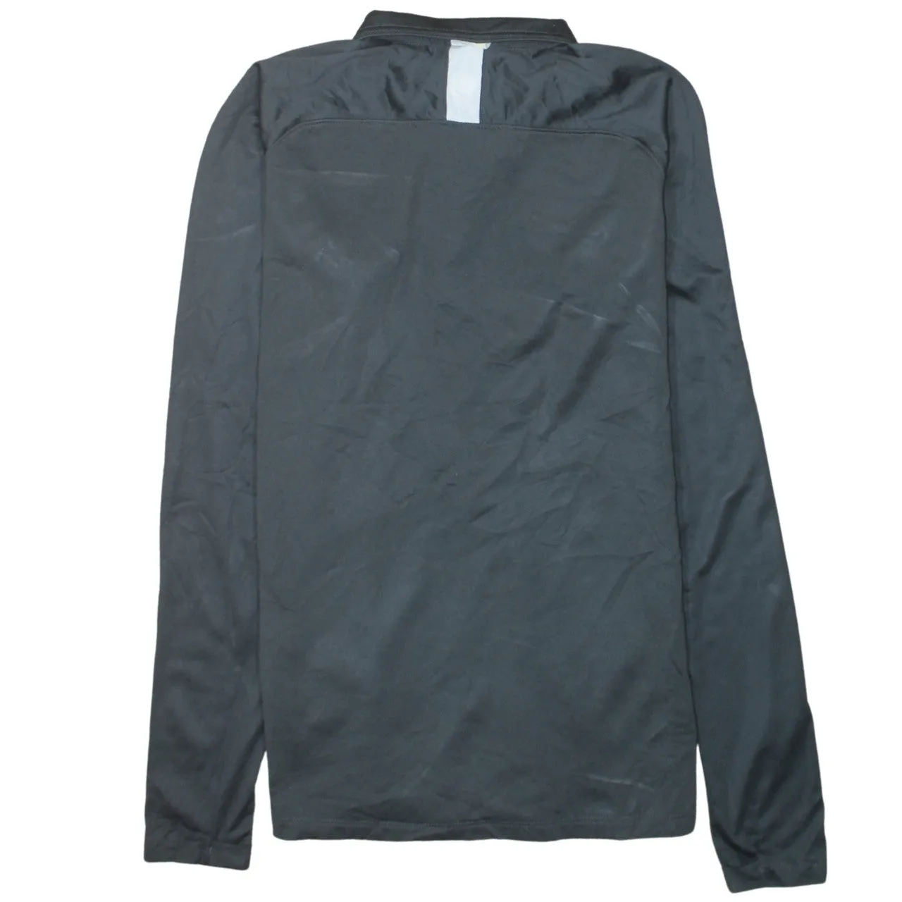 Nike Dark Grey Quarter Zip Sweatshirt Men's Medium Embroidered Crest WH Printed Logo Top sold by Vintage Club product image thumbnail 2