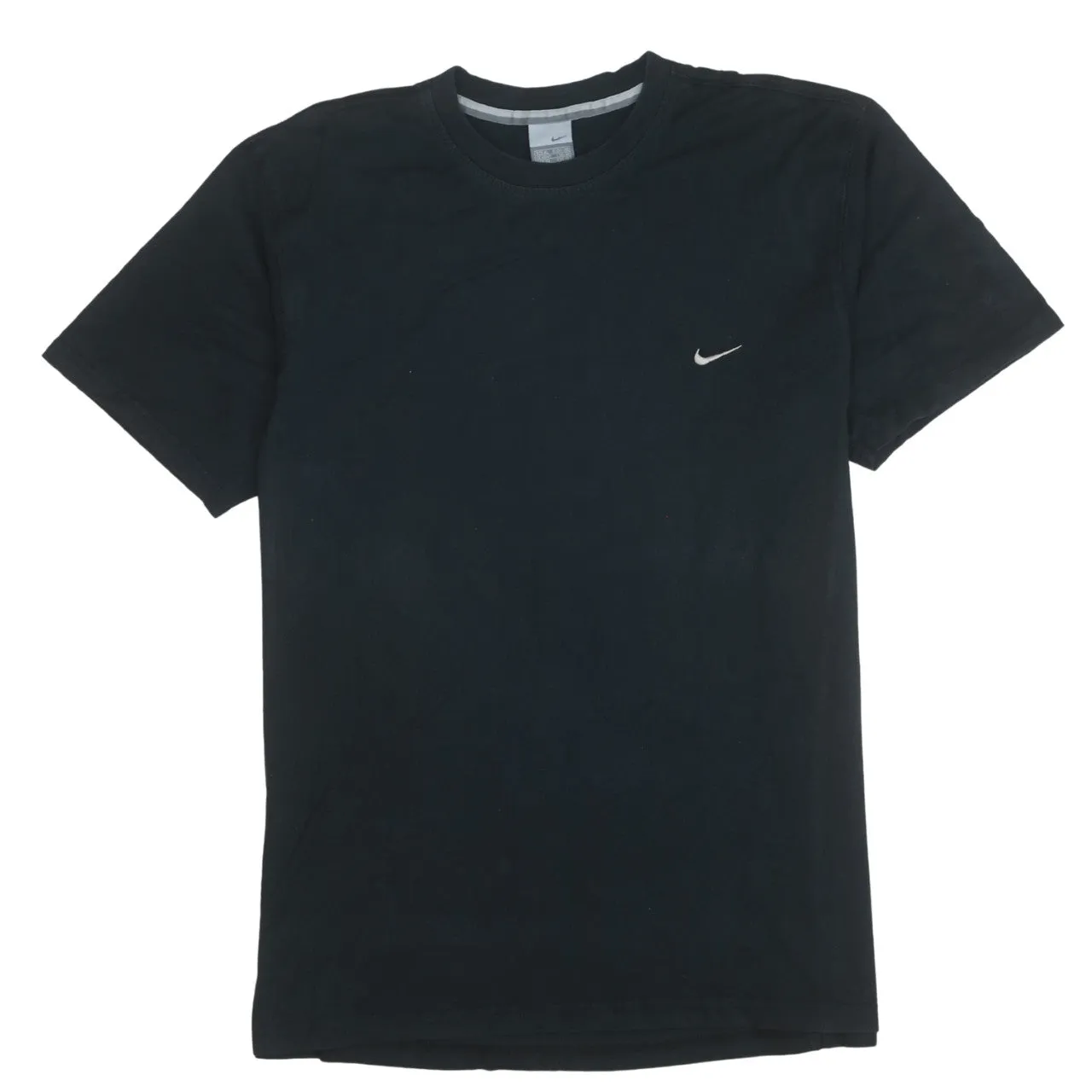 Nike Black T Shirt Women’s XLarge Small Swoosh Logo Minimal Casual Tee Top sold by Vintage Club