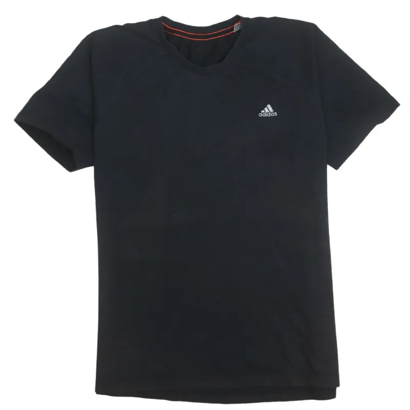 Adidas Black T-Shirt Men's Large Small Chest Printed Logo Short Sleeve Casual Tee sold by Vintage Club