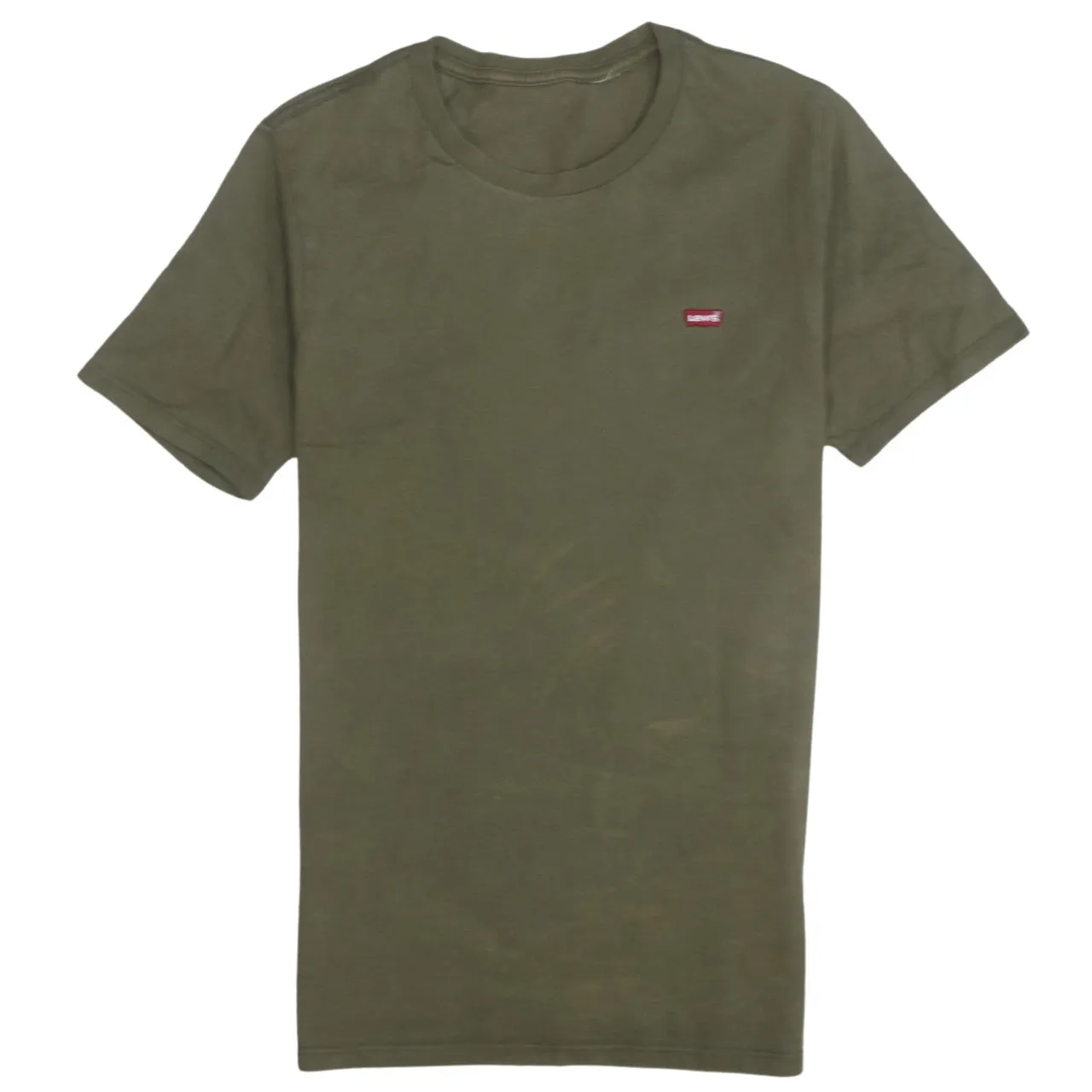 Levi's Olive Green T Shirt Men's XSmall Small Logo Chest Patch Casual Tee Top sold by Vintage Club