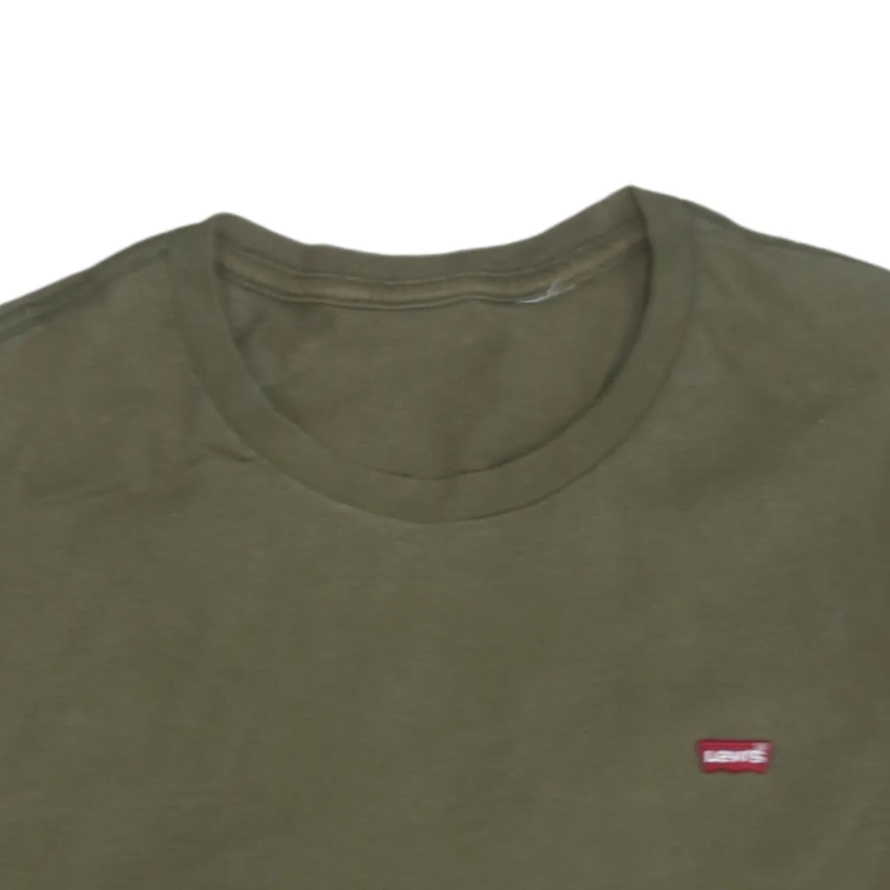 Levi's Olive Green T Shirt Men's XSmall Small Logo Chest Patch Casual Tee Top sold by Vintage Club product image thumbnail 3