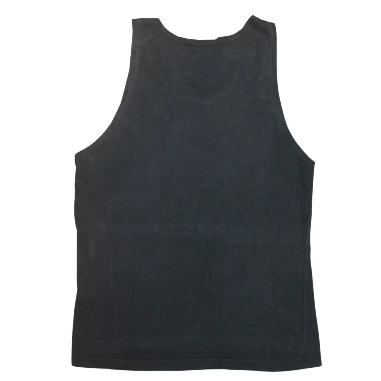 Nike Black Vest Men’s Small Embroidered Swoosh Logo Sleeveless Tank Top sold by Vintage Club product image thumbnail 2