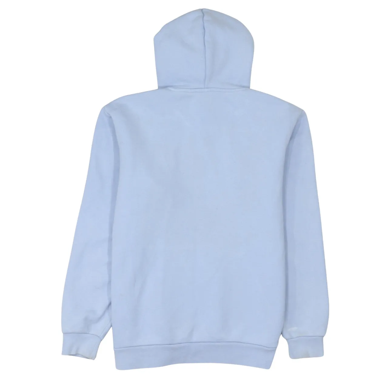 Adidas Light Blue Hoodie Men's XSmall Embroidered Trefoil Logo Front Pocket Pullover Sweatshirt sold by Vintage Club product image thumbnail 2