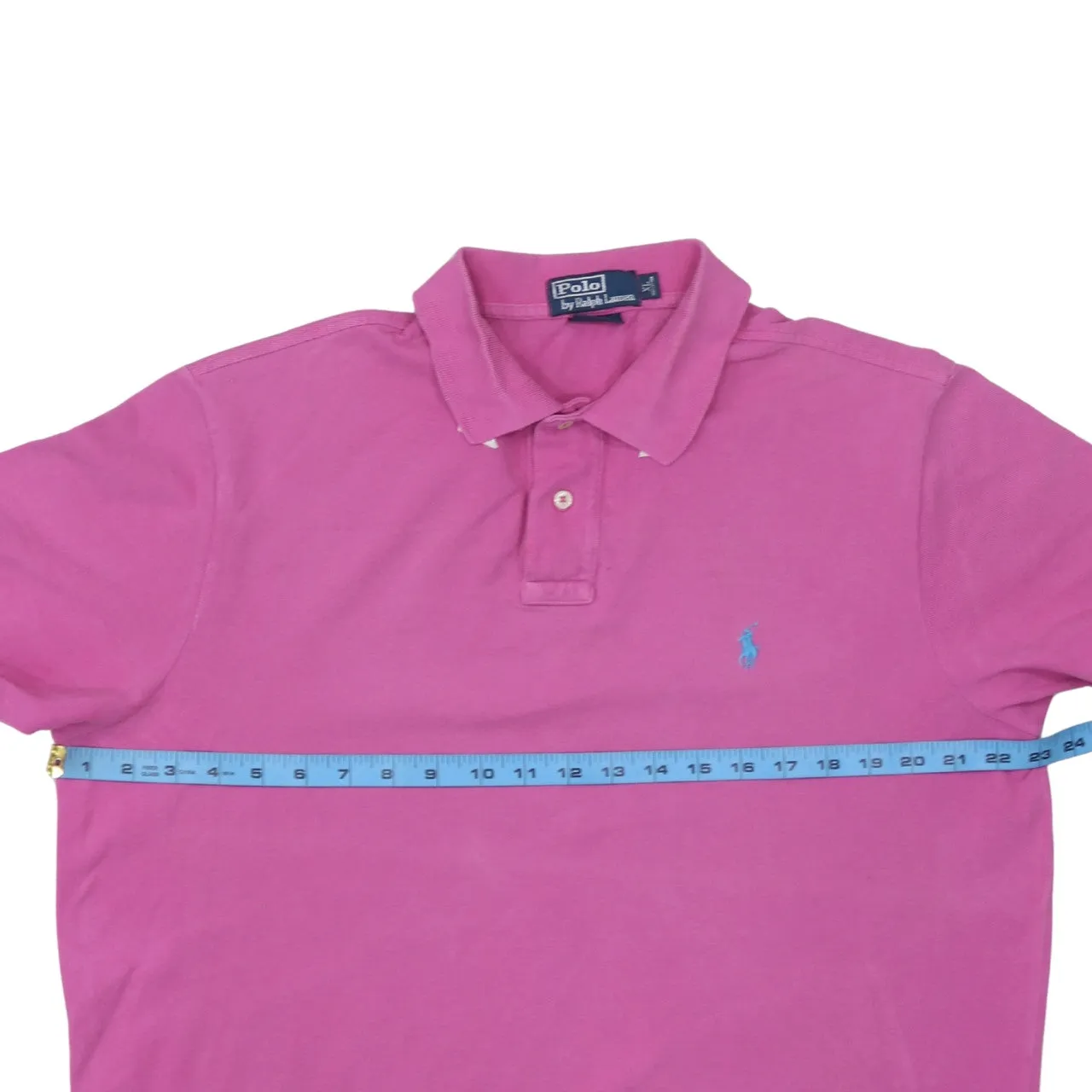 Polo Ralph Lauren Pink Polo Shirt Women’s XLarge Embroidered Pony Logo Short Sleeve Top sold by Vintage Club product image thumbnail 5