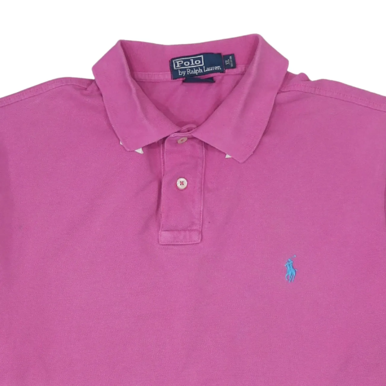 Polo Ralph Lauren Pink Polo Shirt Women’s XLarge Embroidered Pony Logo Short Sleeve Top sold by Vintage Club product image thumbnail 3