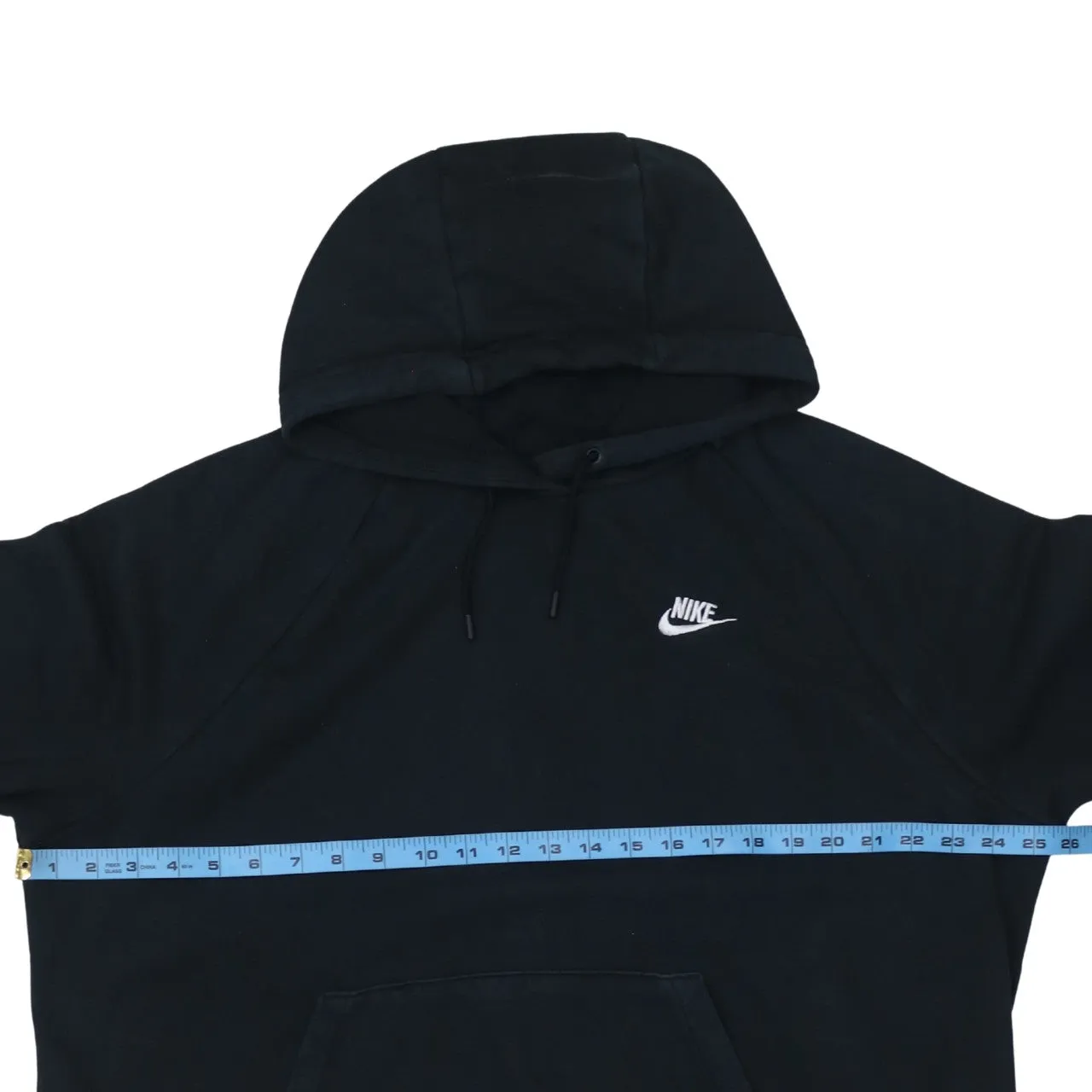 Nike Black Hoodie Men's XLarge Embroidered Swoosh Logo Front Pocket Pullover Sweatshirt sold by Vintage Club product image thumbnail 5