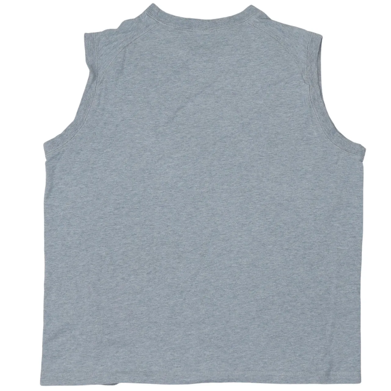 Nike Grey Sleeveless Vest Men’s Small Embroidered Swoosh Logo Athletic Tank Top sold by Vintage Club product image thumbnail 2