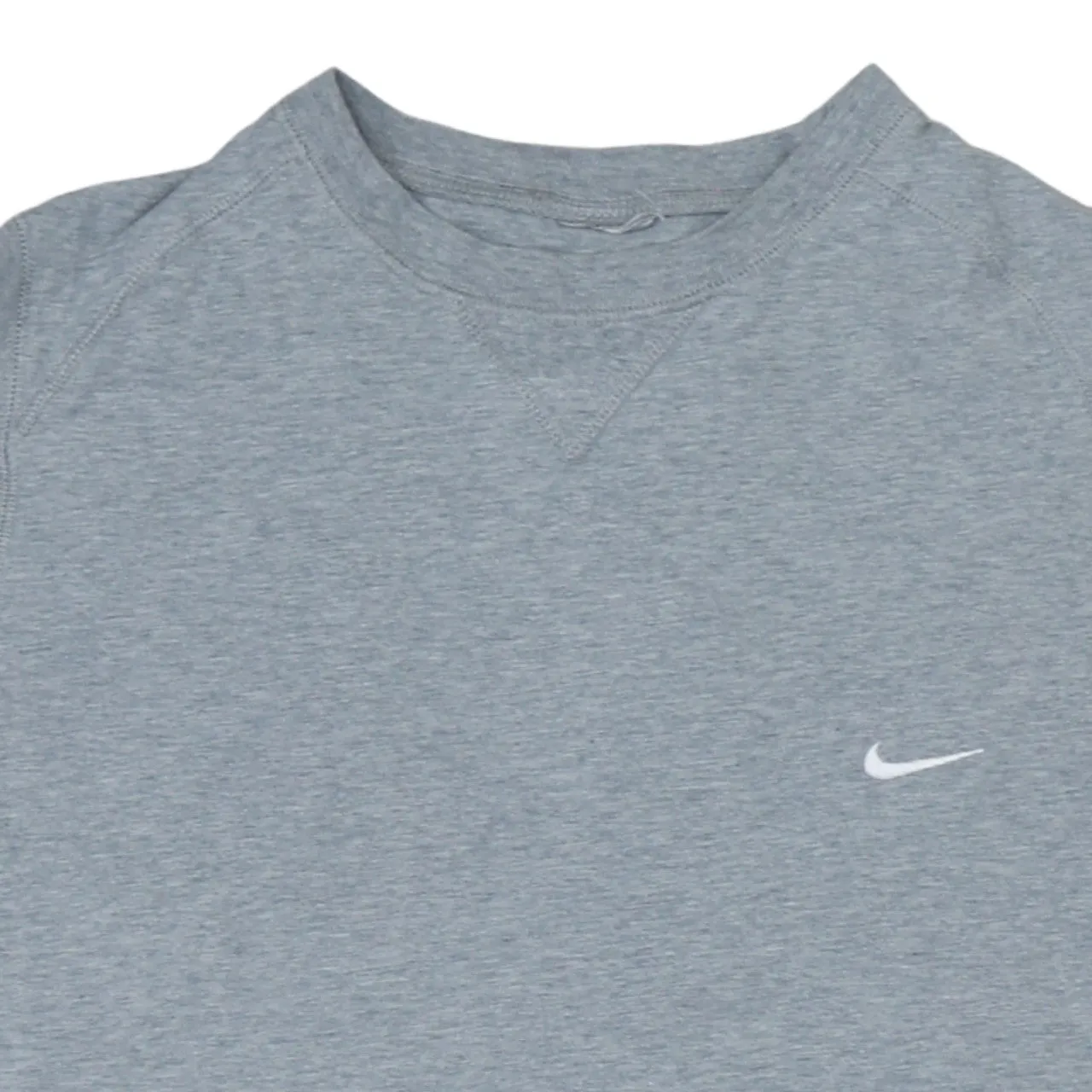 Nike Grey Sleeveless Vest Men’s Small Embroidered Swoosh Logo Athletic Tank Top sold by Vintage Club product image thumbnail 3