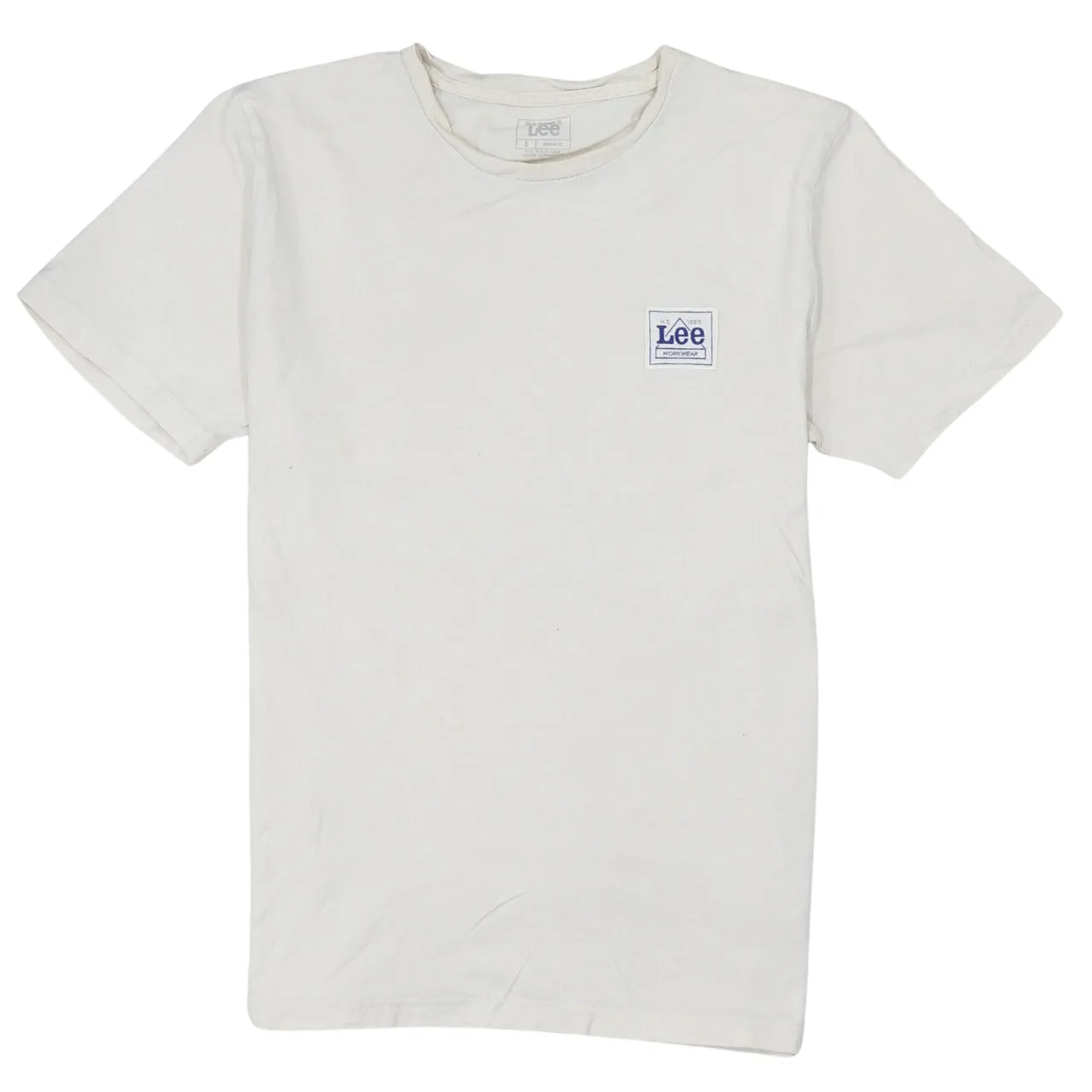 Lee Cream T Shirt Men's Small Chest Patch Logo Short Sleeve Casual Tee Top sold by Vintage Club