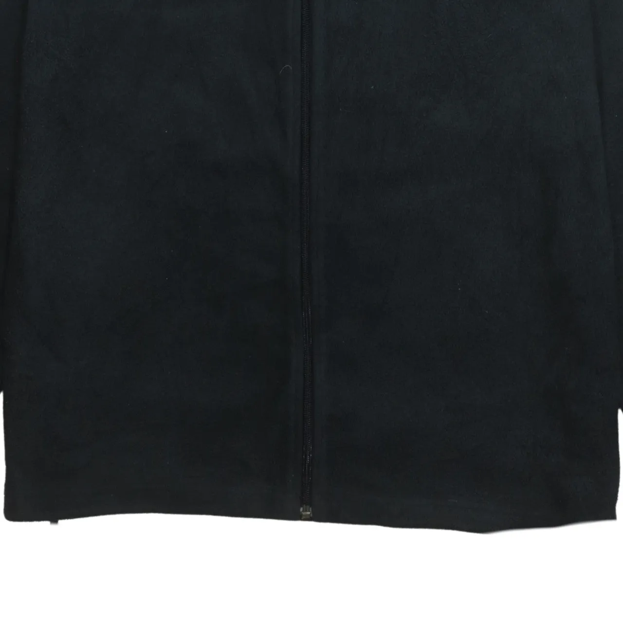 Adidas Black Fleece Jacket Women's XLarge Embroidered Logo Three Stripe Full Zip Top sold by Vintage Club product image thumbnail 4