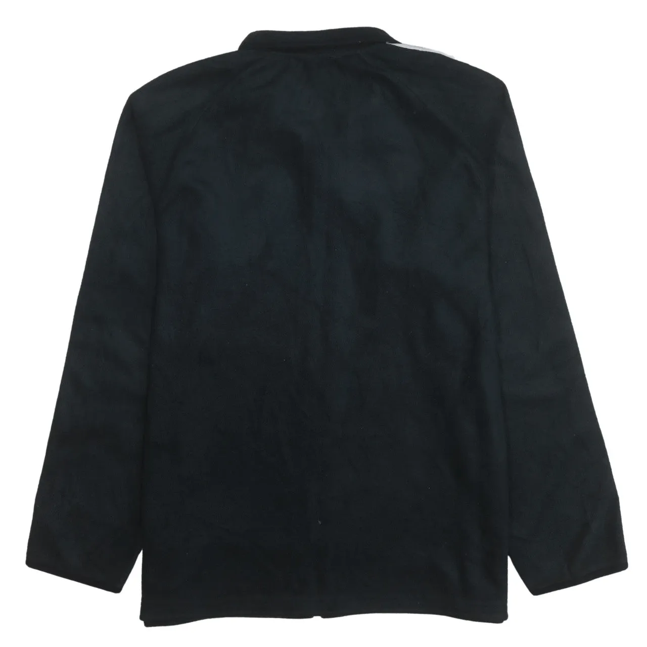 Adidas Black Fleece Jacket Women's XLarge Embroidered Logo Three Stripe Full Zip Top sold by Vintage Club product image thumbnail 2