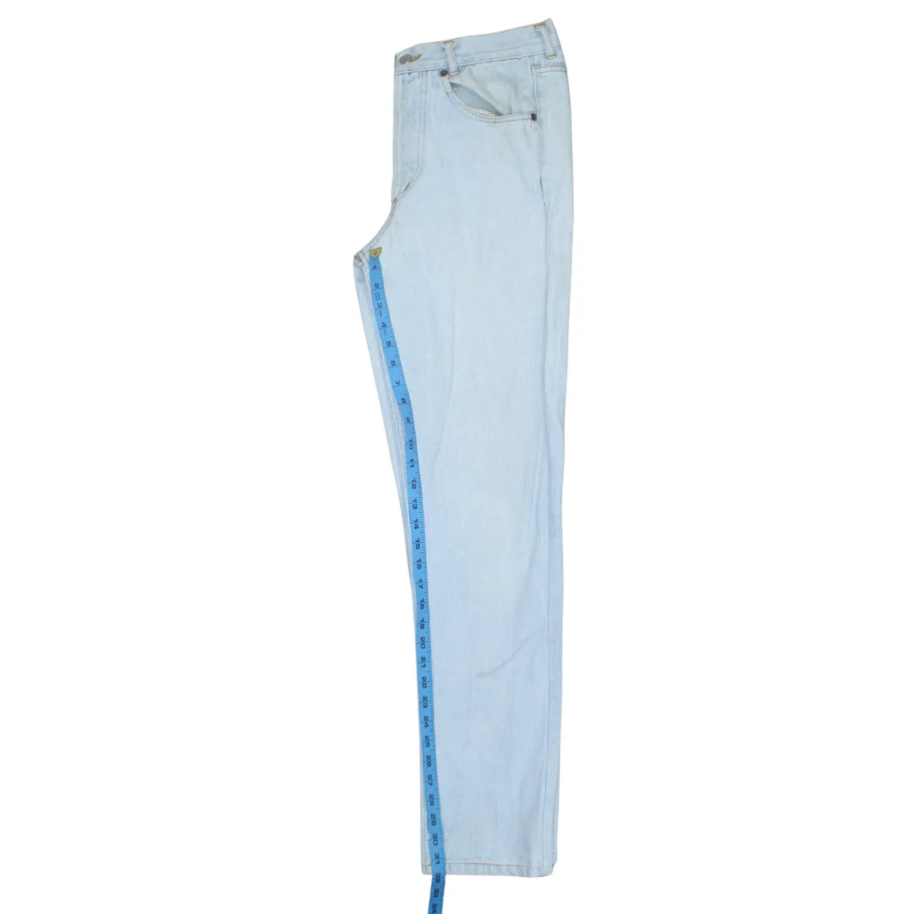 Levi Strauss &Co Light Blue Jeans Men's W30 Classic Five Pocket Straight Leg Denim sold by Vintage Club product image thumbnail 5