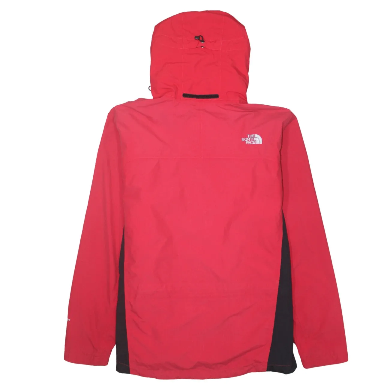 The North Face Red Hooded Jacket Men's Large Embroidered Logo Zip Pockets Windbreaker Outerwear sold by Vintage Club product image thumbnail 2