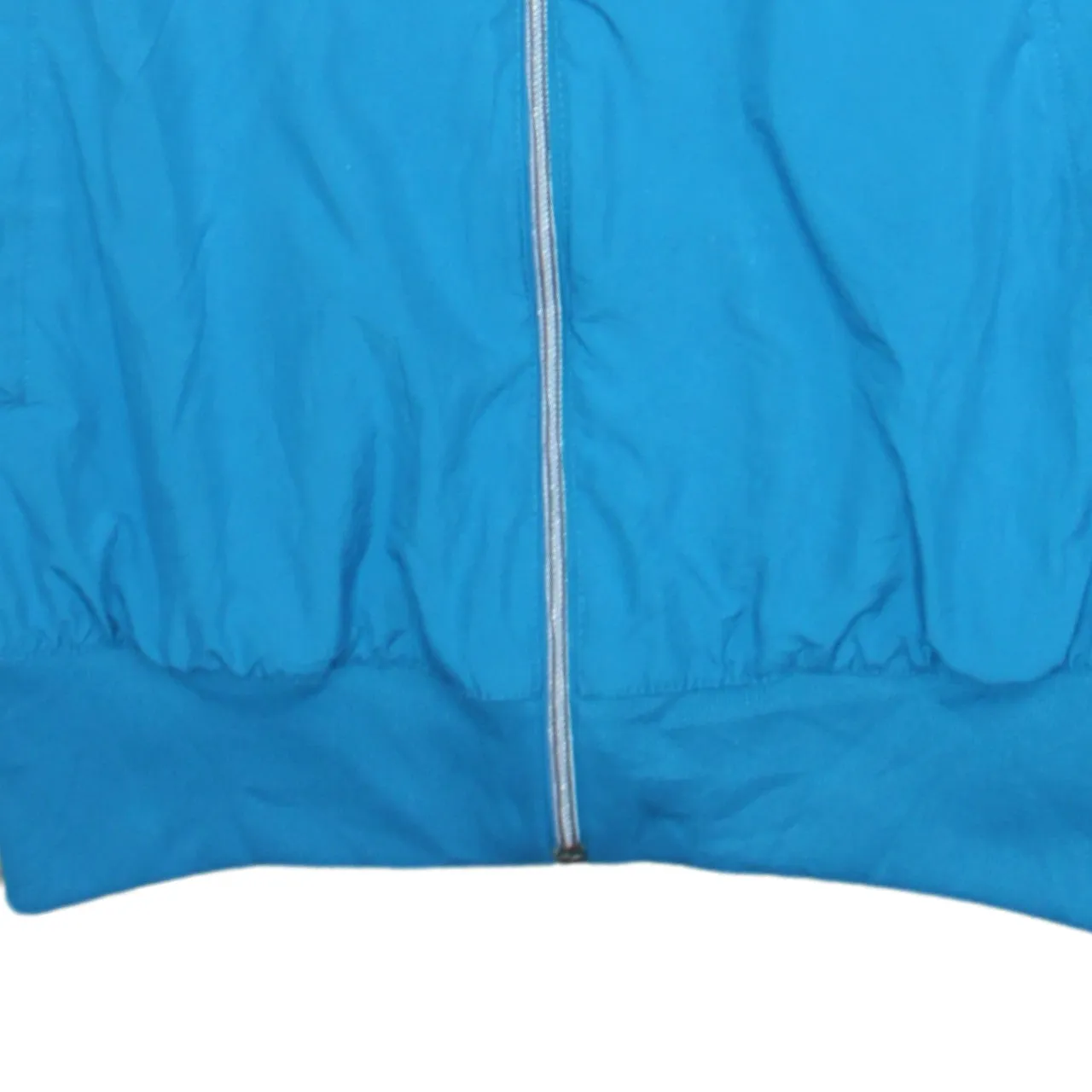 Nike Blue Full Zip Hoodie Women’s Large Embroidered Swoosh Drawstring Hood Windbreaker Jacket sold by Vintage Club product image thumbnail 4