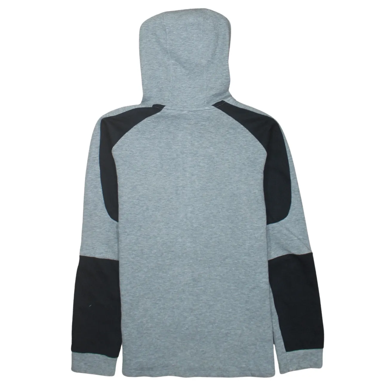 Puma Grey Black Full Zip Hoodie Women’s XLarge Printed Logo Panelled Sports Top Sweatshirt sold by Vintage Club product image thumbnail 2