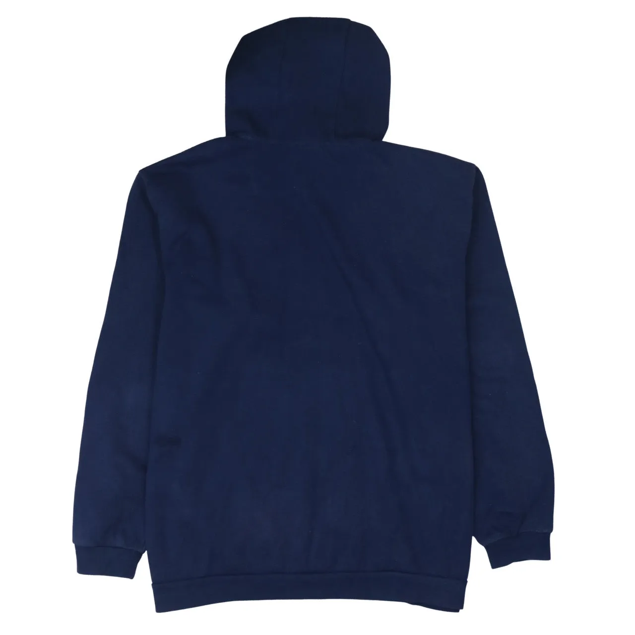 Adidas Navy Blue Hoodie Men's XXLarge Embroidered Chest Logos Front Pocket Pullover Sweatshirt sold by Vintage Club product image thumbnail 2