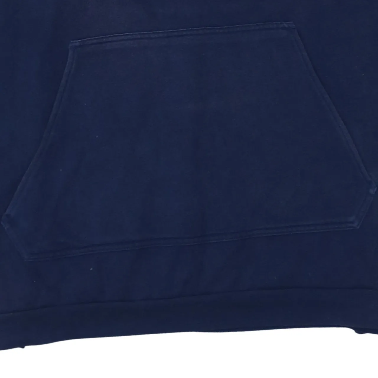 Adidas Navy Blue Hoodie Men's XXLarge Embroidered Chest Logos Front Pocket Pullover Sweatshirt sold by Vintage Club product image thumbnail 4