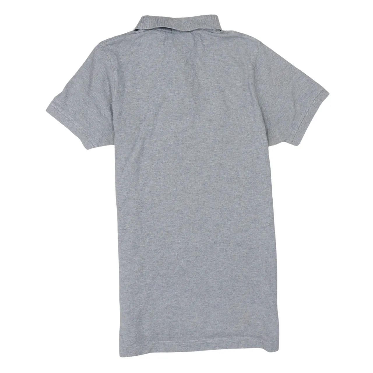 Tommy Hilfiger Light Grey Polo Shirt Women’s Small Embroidered Flag Logo Short Sleeve Top sold by Vintage Club product image thumbnail 2