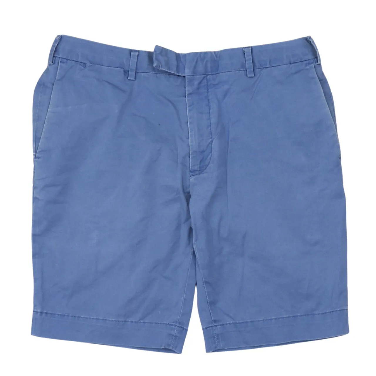 Polo Ralph Lauren Blue Chino Shorts Men’s 32 Slim Fit Belt Loops Button Pockets sold by Vintage Club