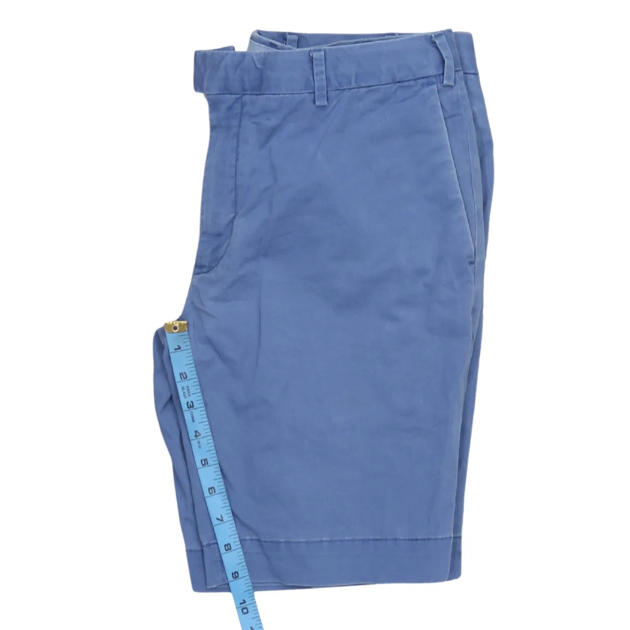 Polo Ralph Lauren Blue Chino Shorts Men’s 32 Slim Fit Belt Loops Button Pockets sold by Vintage Club product image thumbnail 5