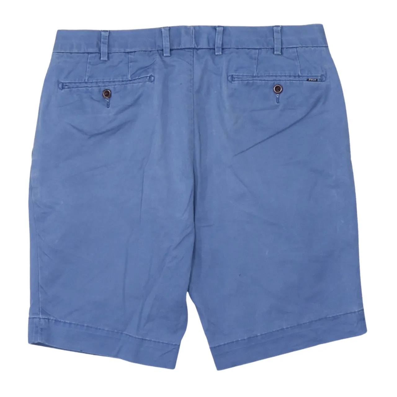 Polo Ralph Lauren Blue Chino Shorts Men’s 32 Slim Fit Belt Loops Button Pockets sold by Vintage Club product image thumbnail 2
