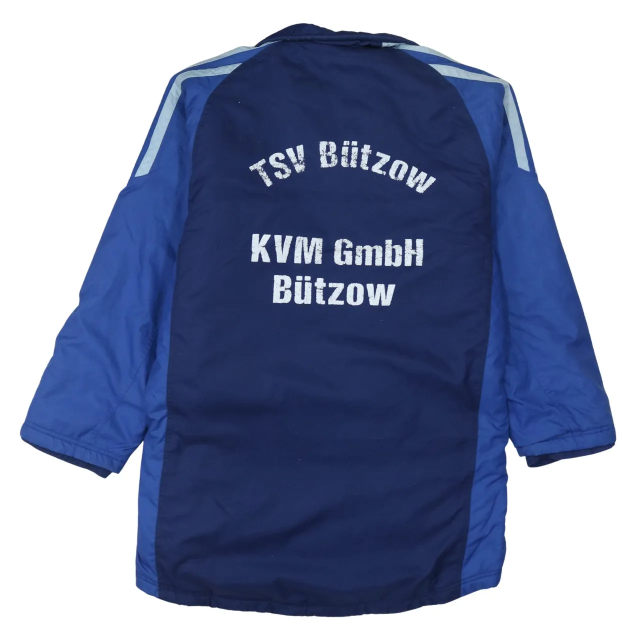 Adidas Navy Blue Windbreaker Jacket Men's XLarge Embroidered Logos Contrast Panels Sports Coat sold by Vintage Club product image thumbnail 2