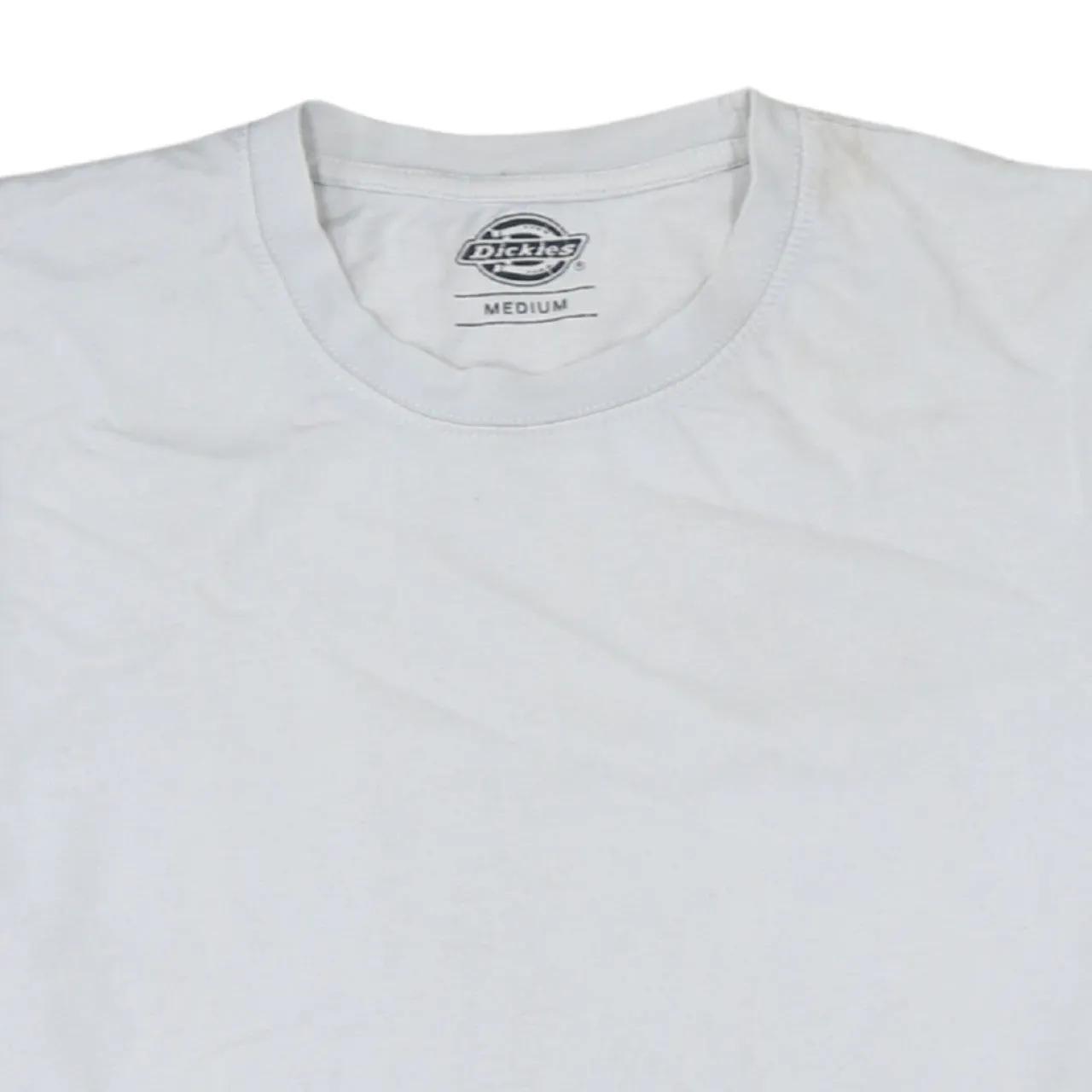 Dickies White T Shirt Men’s Medium Minimal Logo Short Sleeve Cotton Casual Top sold by Vintage Club product image thumbnail 3