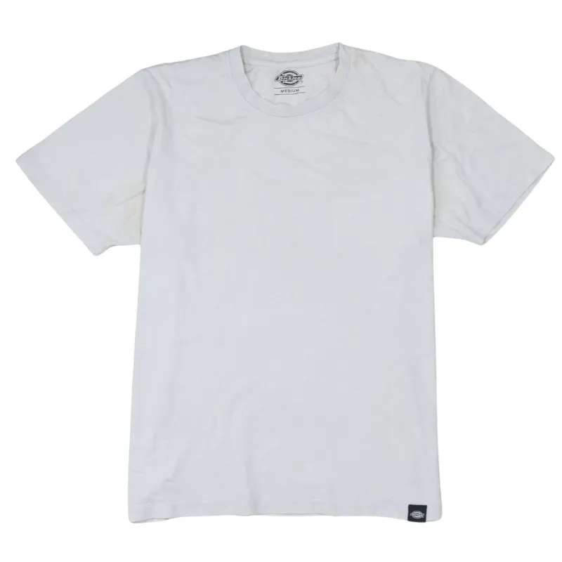 Dickies White T Shirt Men’s Medium Minimal Logo Short Sleeve Cotton Casual Top sold by Vintage Club